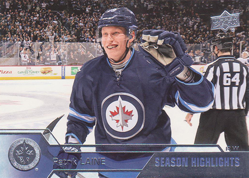 2016-17 Upper Deck Hockey 530 Patrik Laine Season Highlights