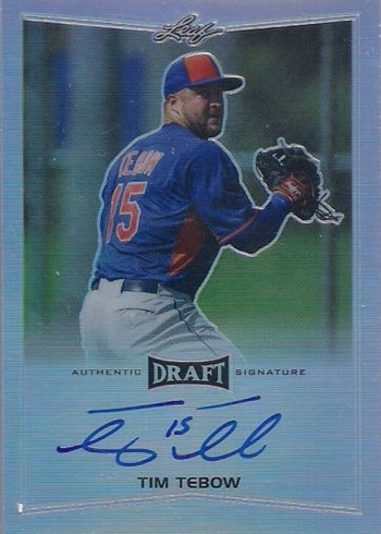 Tim Tebow Baseball Card Price Guide – Sports Card Investor