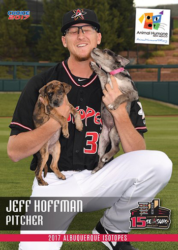 2017 Albuquerque Isotopes Choice Jeff Hoffman