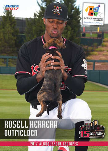 2017 Albuquerque Isotopes Choice Rosell Herrera