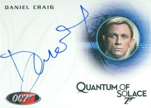 2017 James Bond Archives Autographs A155 Daniel Craig