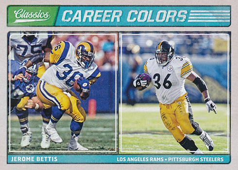 2017 Panini Classics Football Career Colors Jerome Bettis