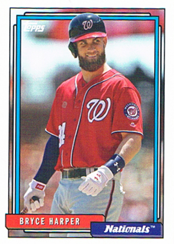 Bryce Harper Nationals 2017 Topps Jackie Robinson Logo Patch 101122MLCD131