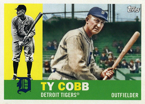  2017 Topps Archives #75 Ty Cobb Detroit Tigers : Collectibles &  Fine Art