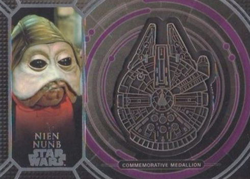 2017 Topps Star Wars 40th Anniversary Medallion Purple