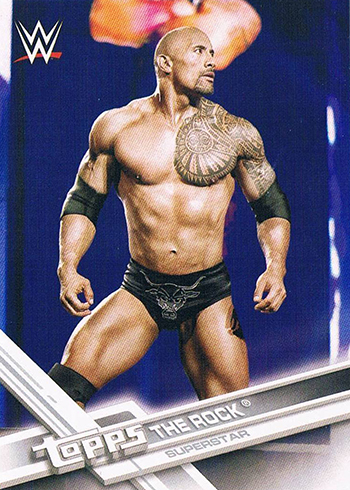 2017 Topps WWE 1 The Rock