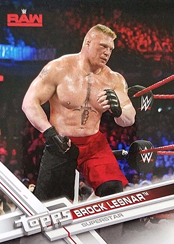 2017 Topps WWE 10 Brock Lesnar SSP
