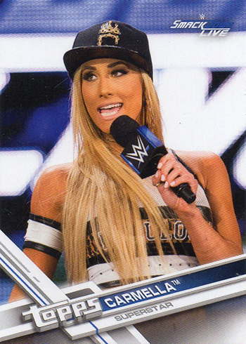 2017 Topps WWE 38 Carmella SSP