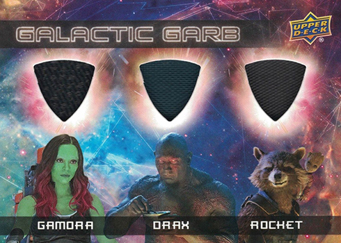 2017 Upper Deck Guardians of the Glaxy Vol 2 Galactic Garb Triple