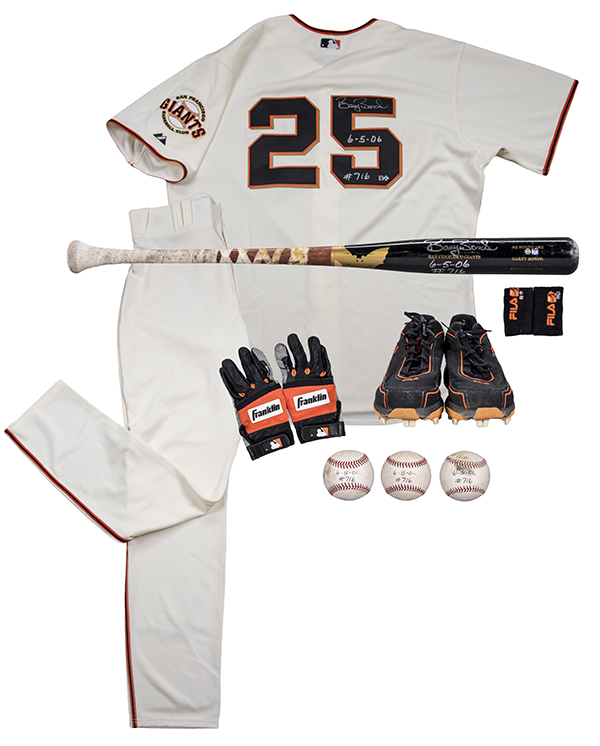 Barry Bonds Uniform Home Run 716 Goldin Auctions May-2017