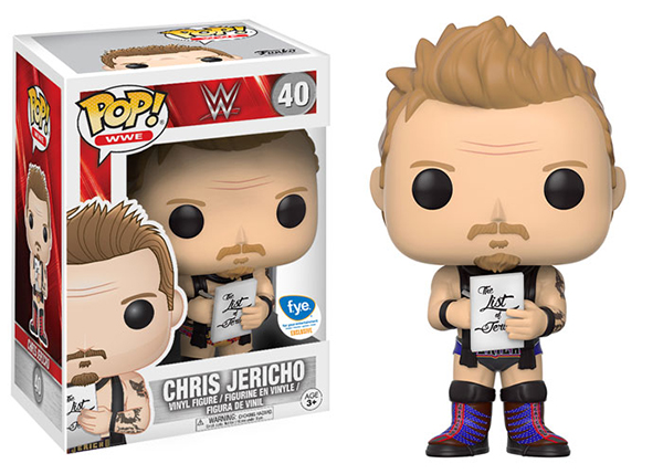 Funko Pop WWE 40 Chris Jericho FYE Variant