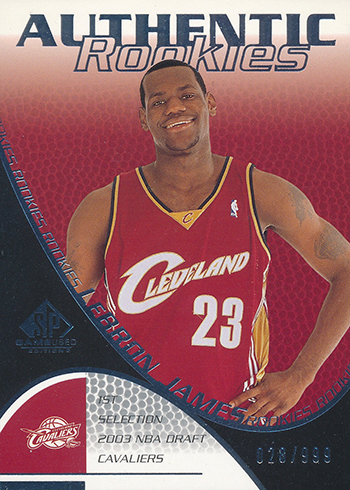 2003-04 SP Game Used LeBron James RC