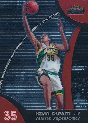 Kevin Durant Rookie Card Rankings and Countdown