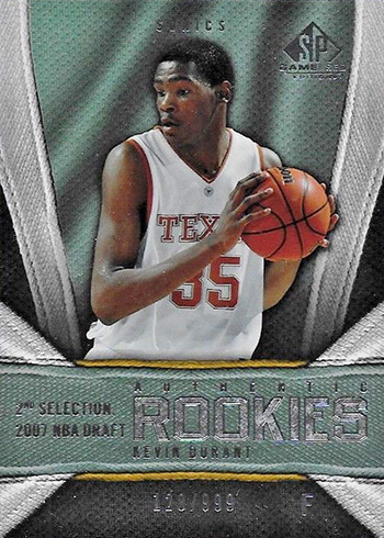 Kevin Durant Rookie Card Rankings and Countdown