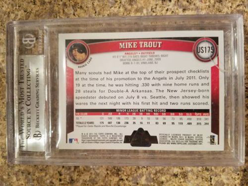 2011 Topps Update Series - [Base] - Platinum Diamond Anniversary #US175 - Mike  Trout