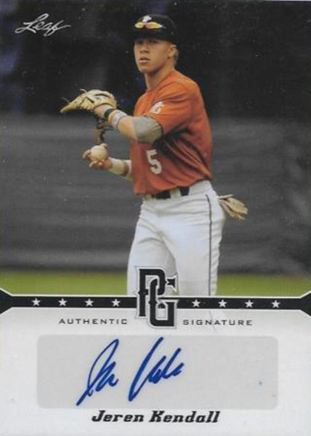 2013 Leaf Perfect Game Jeren Kendall Autograph