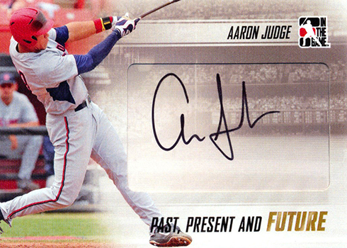 Aaron Judge Facsimile Signature Tribute - The Stadium Studio