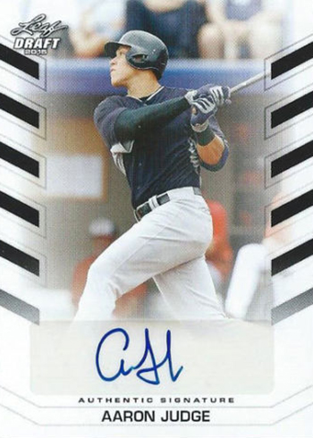 2013 Leaf Memories Aaron Judge Autograph #A-AJ1 - collectibles - by owner -  sale - craigslist