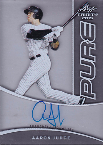 2013 Aaron Judge Leaf Rize Autograph 19/25 - collectibles - by