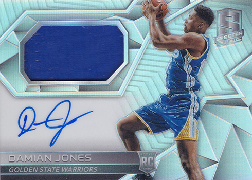 2016-17 Panini Spectra Basketball Base Rookie Jersey Autographs Damian Jones