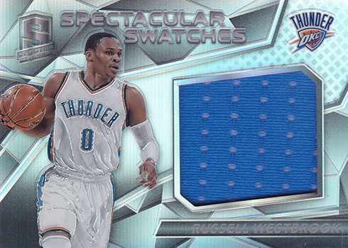 2016-17 Panini Spectra Basketball SPectacular Swatches Russell Westbrook