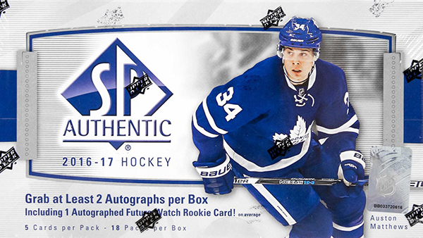 2016-17 SP Authentic Hobby Box