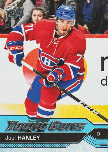 2016-17 Upper Deck Hockey 518 Joel Hanley YG
