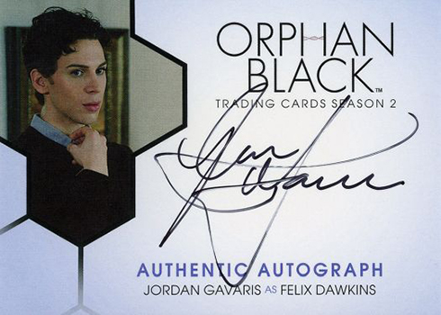 2017 Cryptozoic Orphan Black Season 2 Autographs Jordan Gavaris as Felix