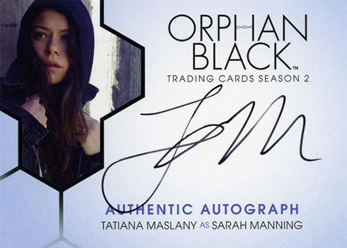 2017 Cryptozoic Orphan Black Season 2 Autographs Tatiana Maslany as Sarah Manning