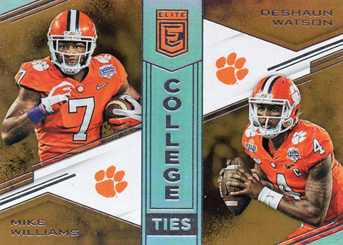 2017 Donruss Elite Football College Ties