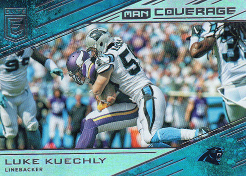 2017 Donruss Elite Football Man Coverage Luke Luechly