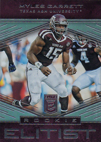 2017 Donruss Elite Football Rookie Elitist Myles Garrett