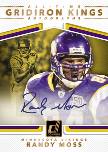 2017 Donruss Football All-Time Gridiron Kings Autographs