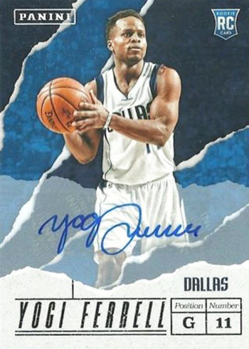 2017 Panini Fathers Day Base Autograph Yogi Ferrell