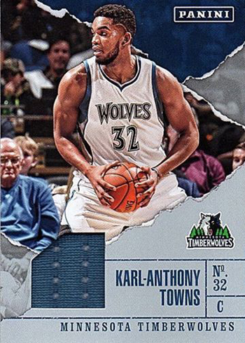 2017 Panini Fathers Day Basketball Memorabilia Karl-Anthony Towns