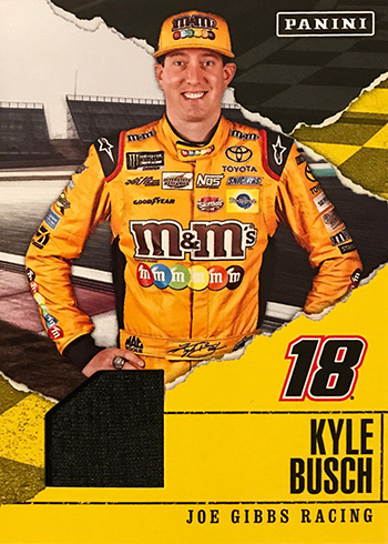 2017 Panini Fathers Day NASCAR Memorabilia Kyle Busch