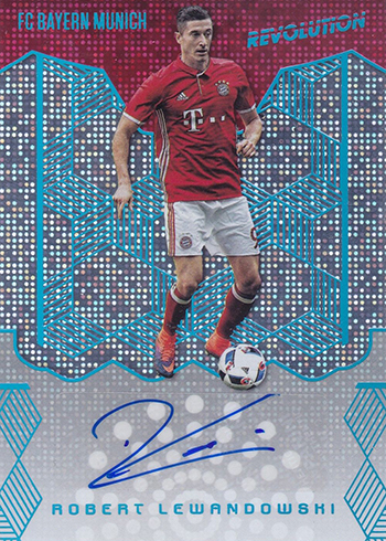 2017 Panini Revolution Soccer Autographs Disco Robert Lewandowski