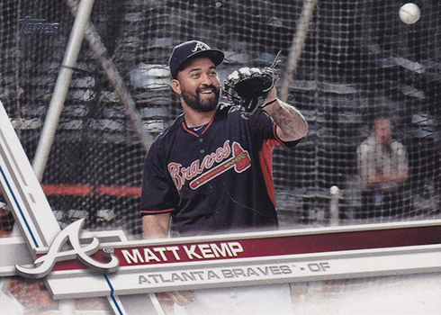 2017 Topps Five Tool Toppscom Online Exclusive 5 x 7 /49 Matt Kemp #5T-32