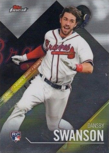 2017 Topps Finest Baseball Finest Firsts Dansby Swanson