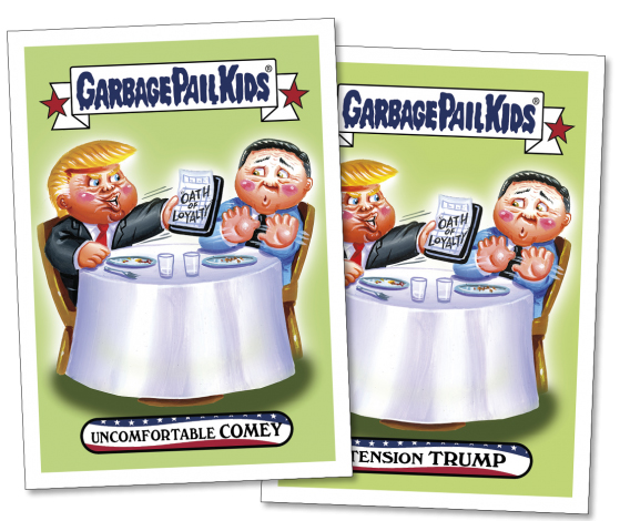 2017 Topps GPK Comedy of Comey 1