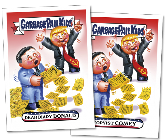 2017 Topps GPK Comedy of Comey 2