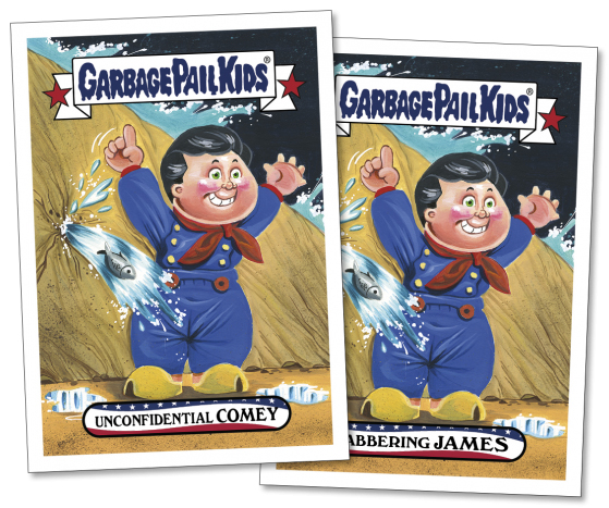 2017 Topps GPK Comedy of Comey 5