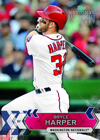 2017 Topps National Baseball Card Day Bryce Harper