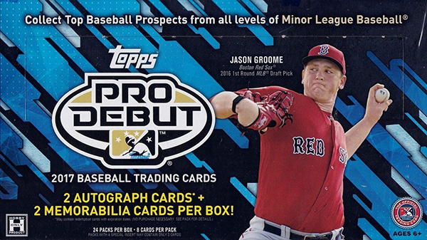 2017 Topps Pro Debut Hobby Box