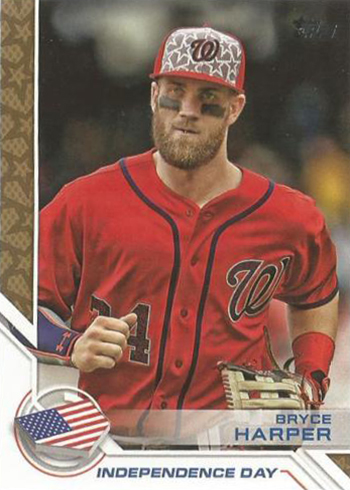 2017 Topps Series 2 Independence Day Bryce Harper