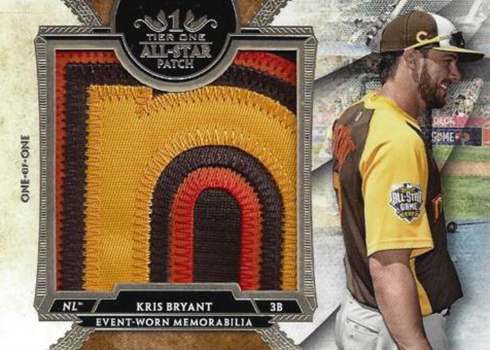 2017 Topps Tier One Baseball Tier One All-Star Patch