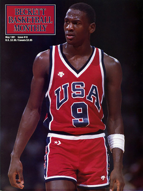 Michael Jordan Beckett Basketball Cover May 1991