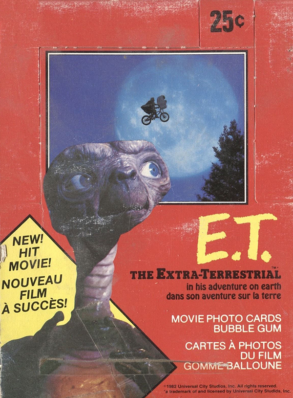 1982 O-Pee-Chee ET The Extra-Terrestrial Box