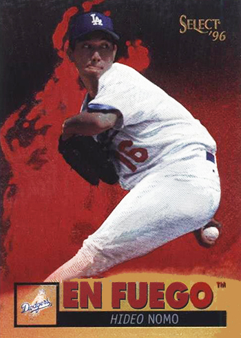 1996 Select En Fuego 25 Hideo Nomo