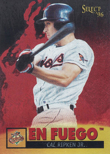 1996 Select En Fuego 3 Cal Ripken Jr.